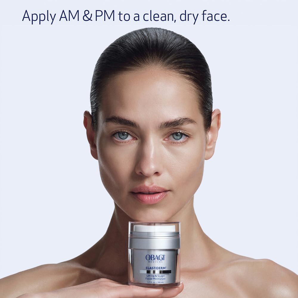 Obagi ELASTIderm logo on tube reinforces professional brand trust.