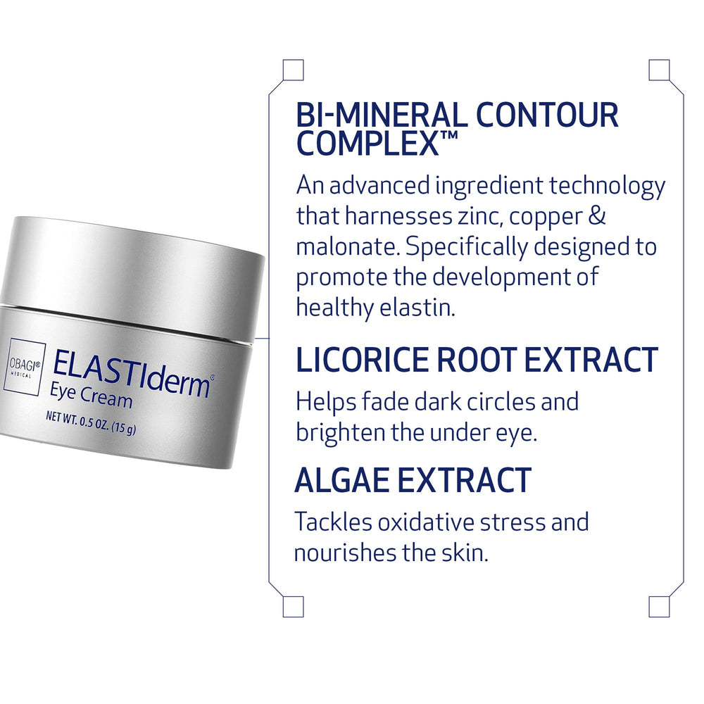 Piel alrededor de los ojos más suave con ELASTIderm.