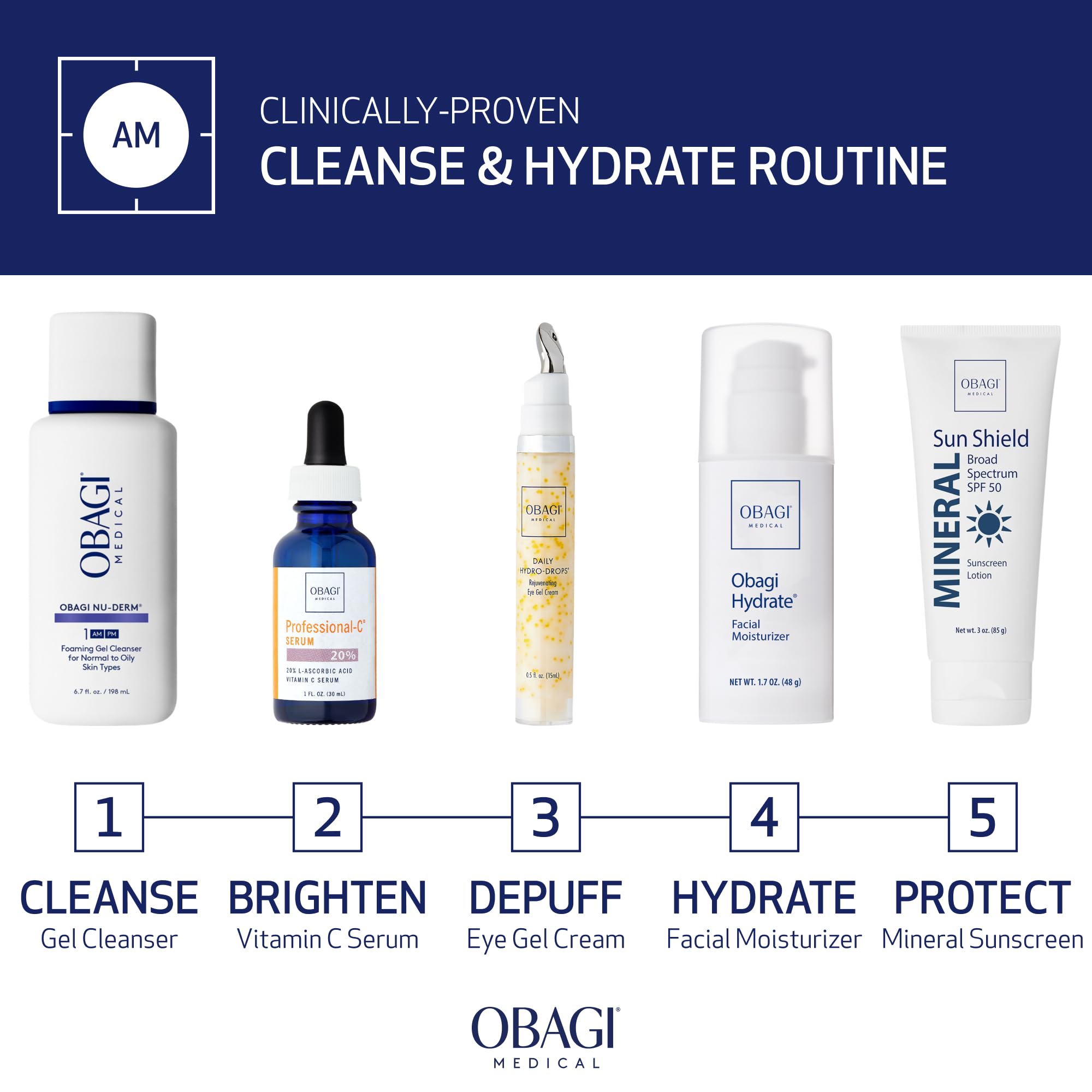 Obagi Hydrate: extracto de tara para retener humedad.
