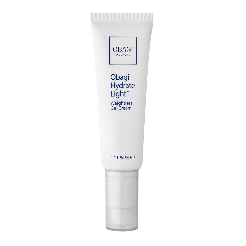Obagi Hydrate Gel Crème – flacon pompe, hydratation légère et durable.