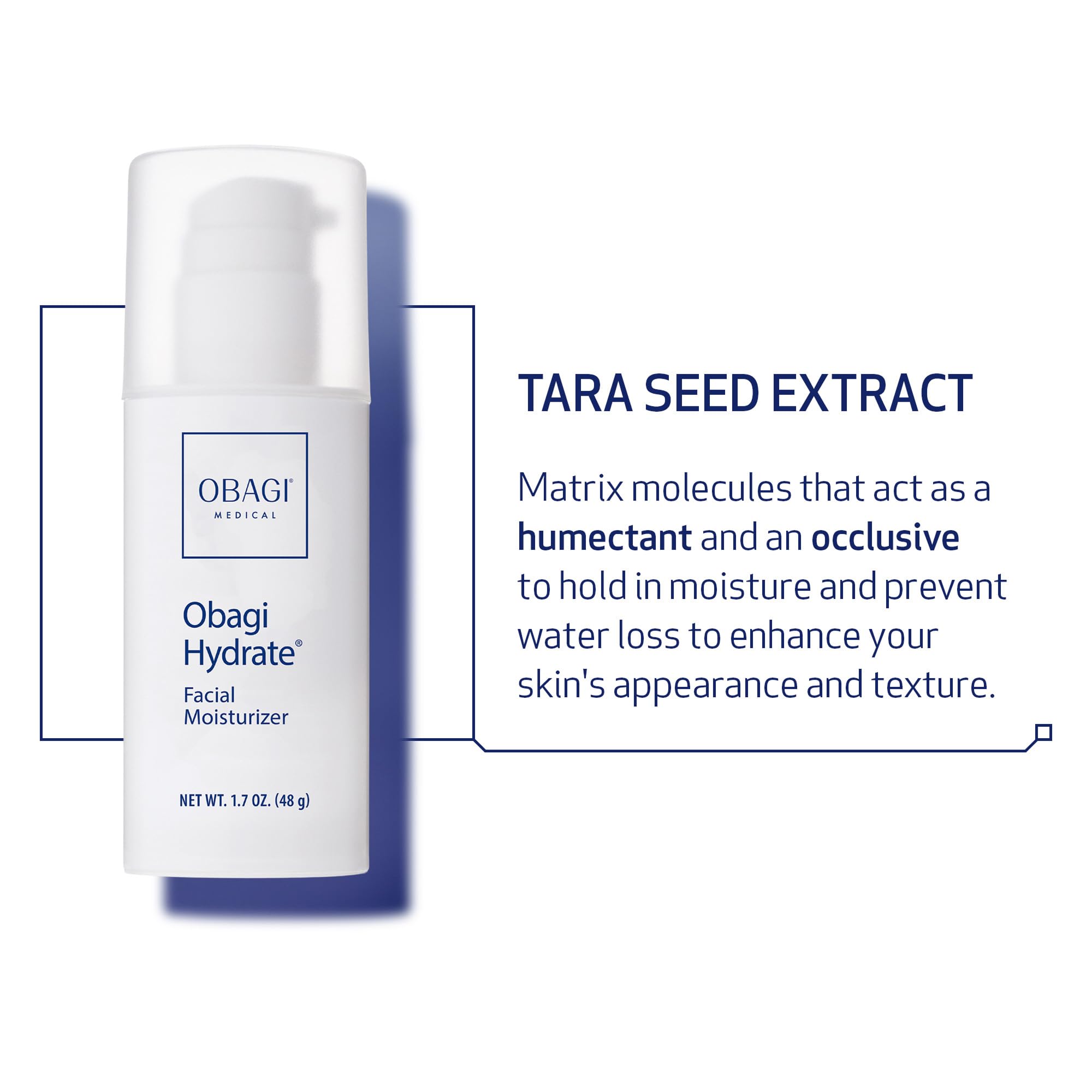 Obagi Hydrate – glycérine, humectant aidant à retenir l’eau