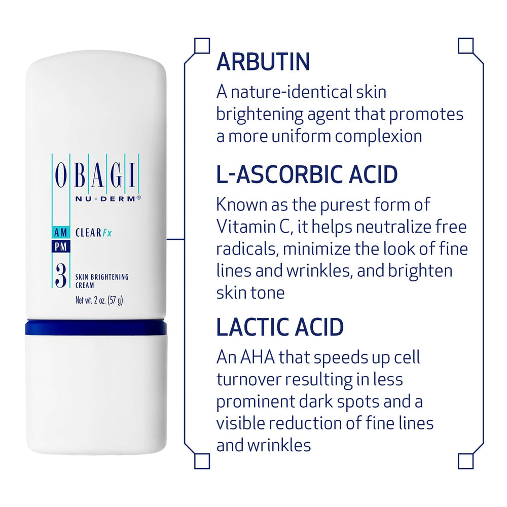 Obagi Nu-Derm Clear Fx con ácido láctico exfoliante suave