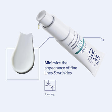 Obagi Medical Rétinol 0,5% Crème – applicateur doux pour dose sûre.