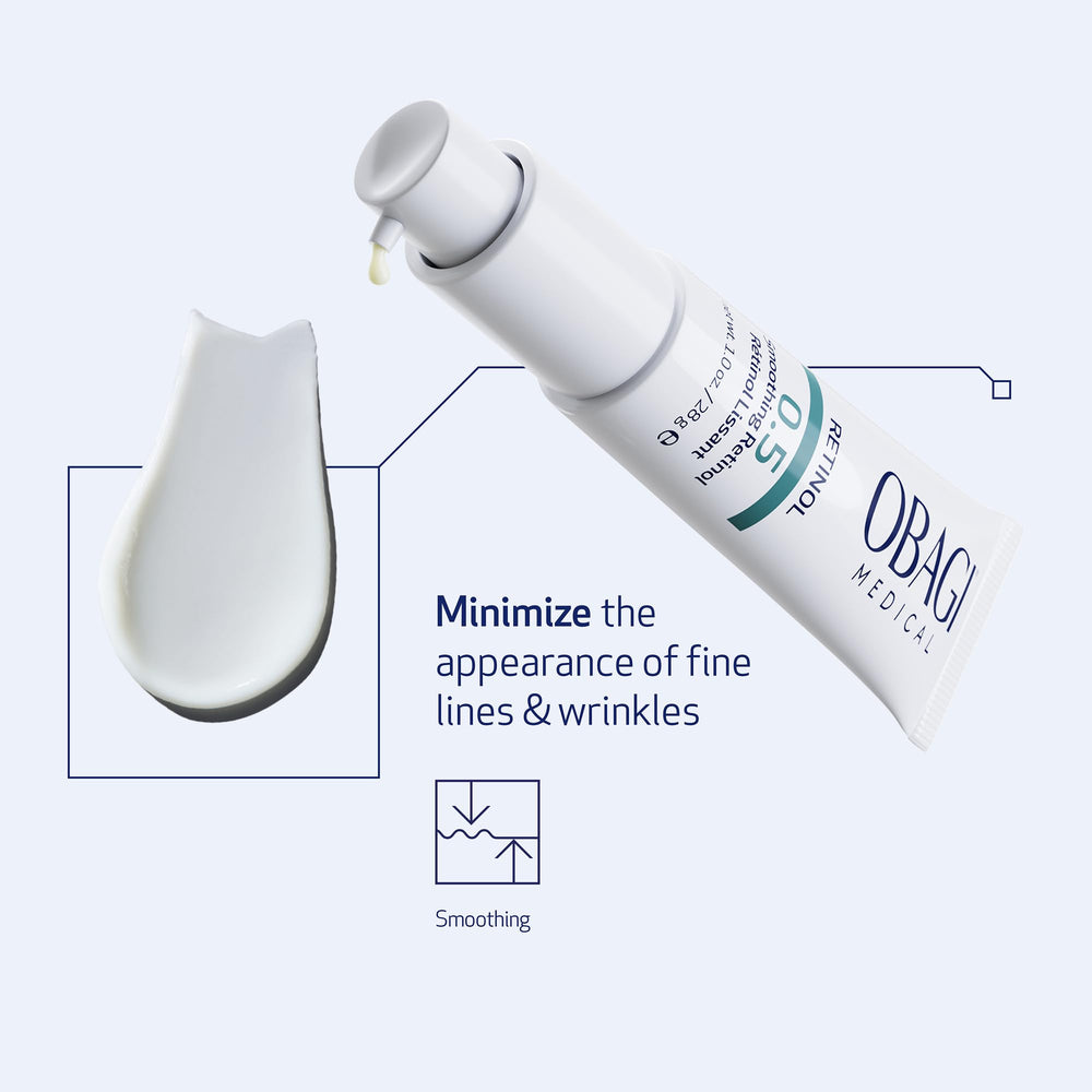 Obagi Medical Rétinol 0,5% Crème – applicateur doux pour dose sûre.