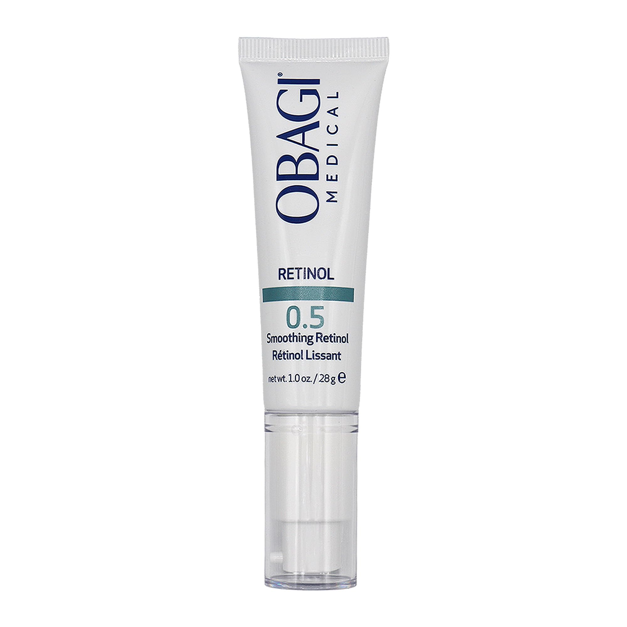 Obagi Medical Rétinol 0,5% Crème – bouteille visible, soin ciblé des ridules.