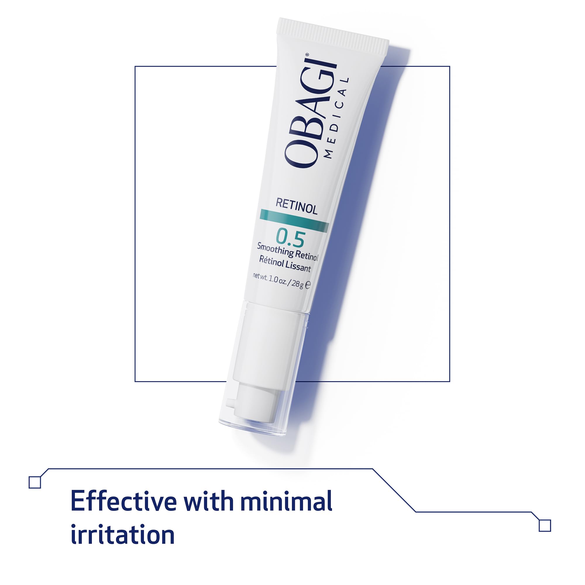 Obagi Medical Rétinol 0,5% Crème – soin pour peau sensible et doux.