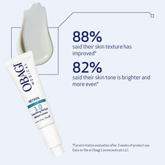 Obagi Medical Retinol 1.0 Crema, aplicación nocturna para piel descansada al despertar.