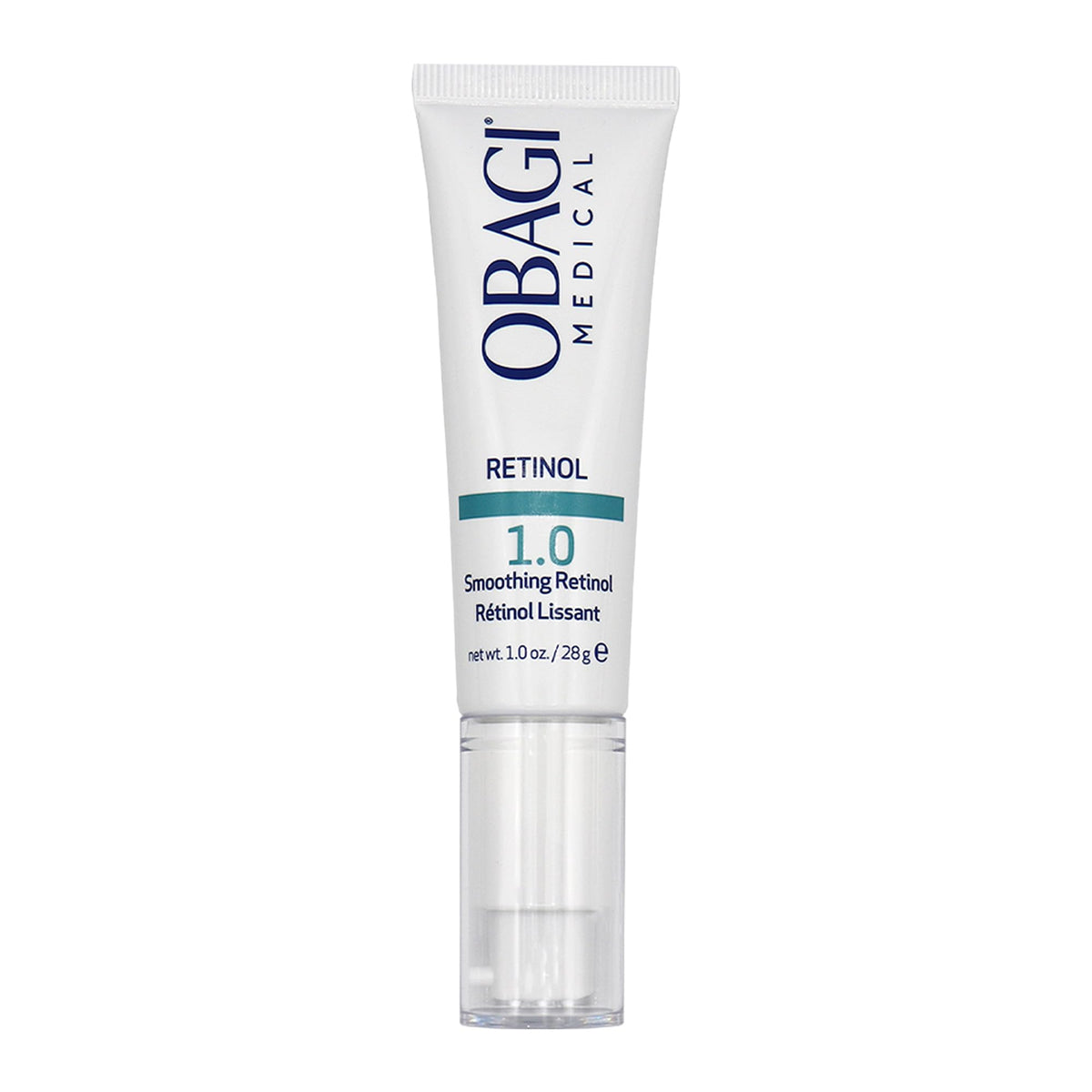 Obagi Medical Retinol 1.0 Crema envase, cuidado diario para suavizar la piel.