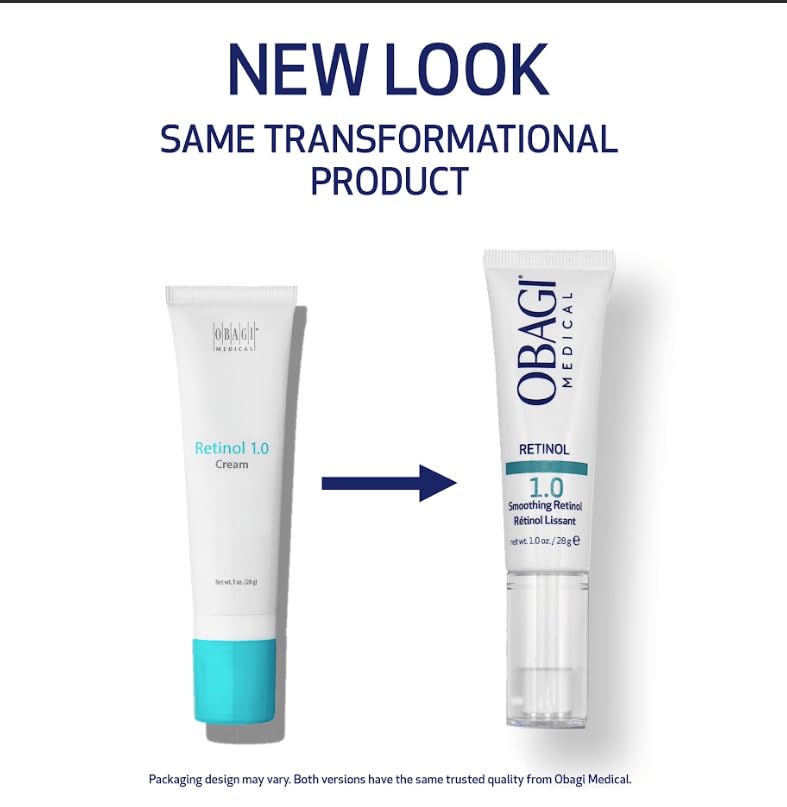Obagi Medical Retinol 1.0 Crema, textura cremosa para aplicación suave y agradable.