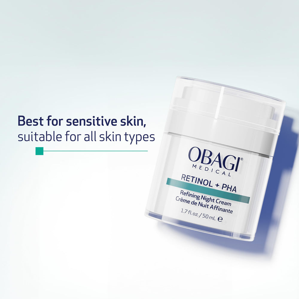 Obagi Medical Ritual nocturno, sensación calmante en rostro.