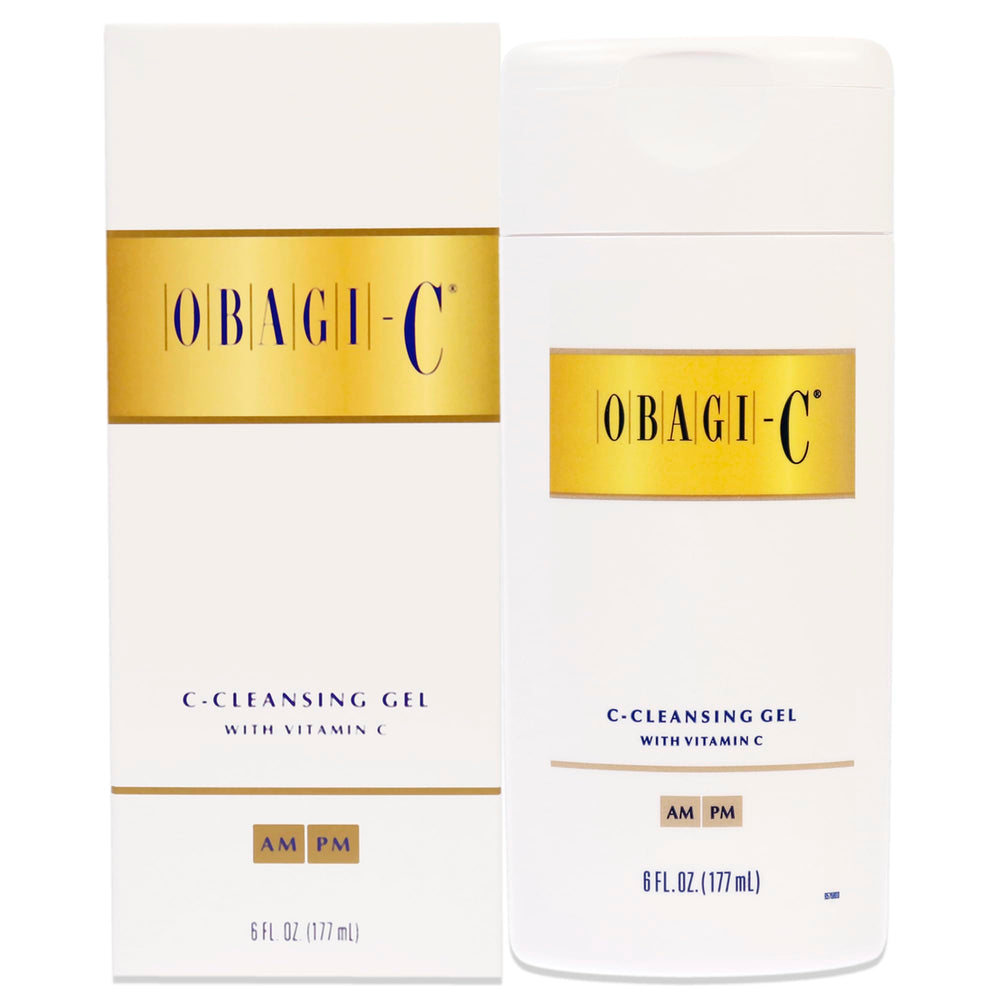 Gel limpiador Obagi Medical System con vitamina C y aloe, limpieza suave y refrescante.