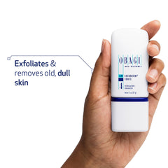 Obagi Nu-Derm Exfoderm Forte, textura ligera sobre la piel, absorción rápida.