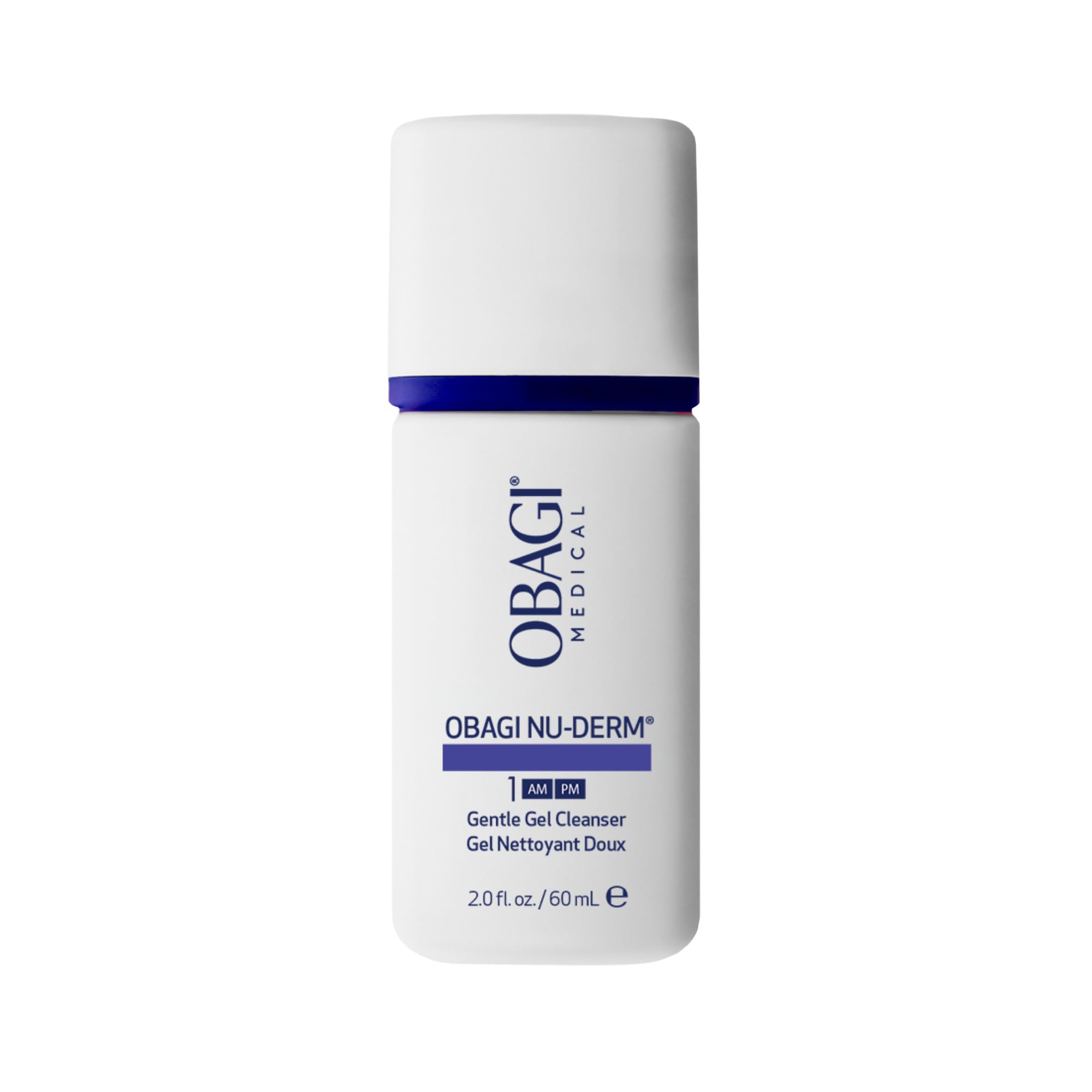 Obagi Nu-Derm Gentle Cleanser frasco de viaje limpia impurezas y maquillaje suavemente