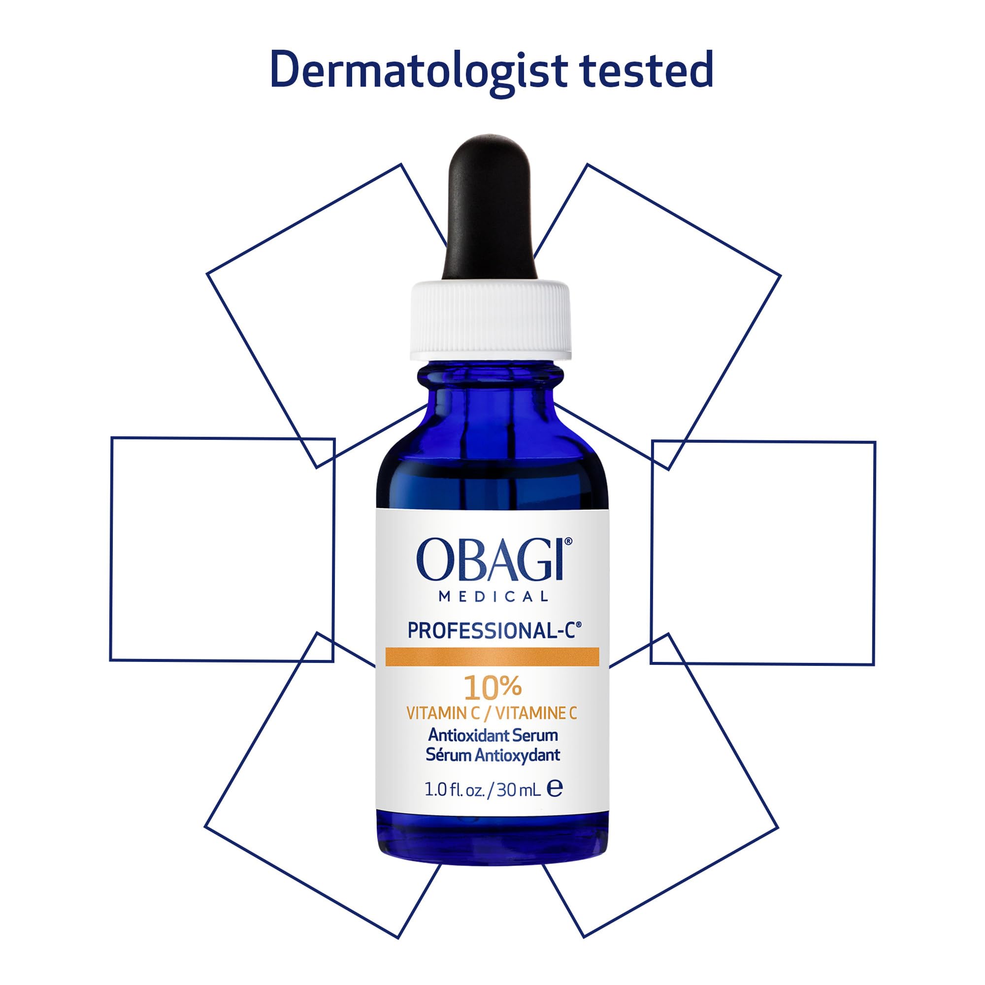 Obagi Professional-C 10% serum in morning routine setup