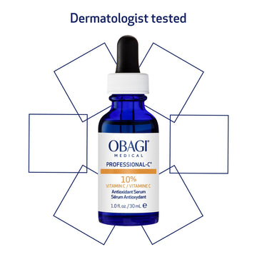 Obagi Professional-C 10% serum in morning routine setup