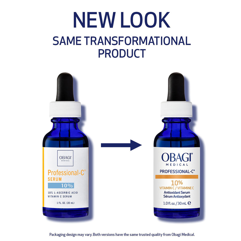 Obagi Professional-C 10% Serum, textura ligera para absorción rápida.