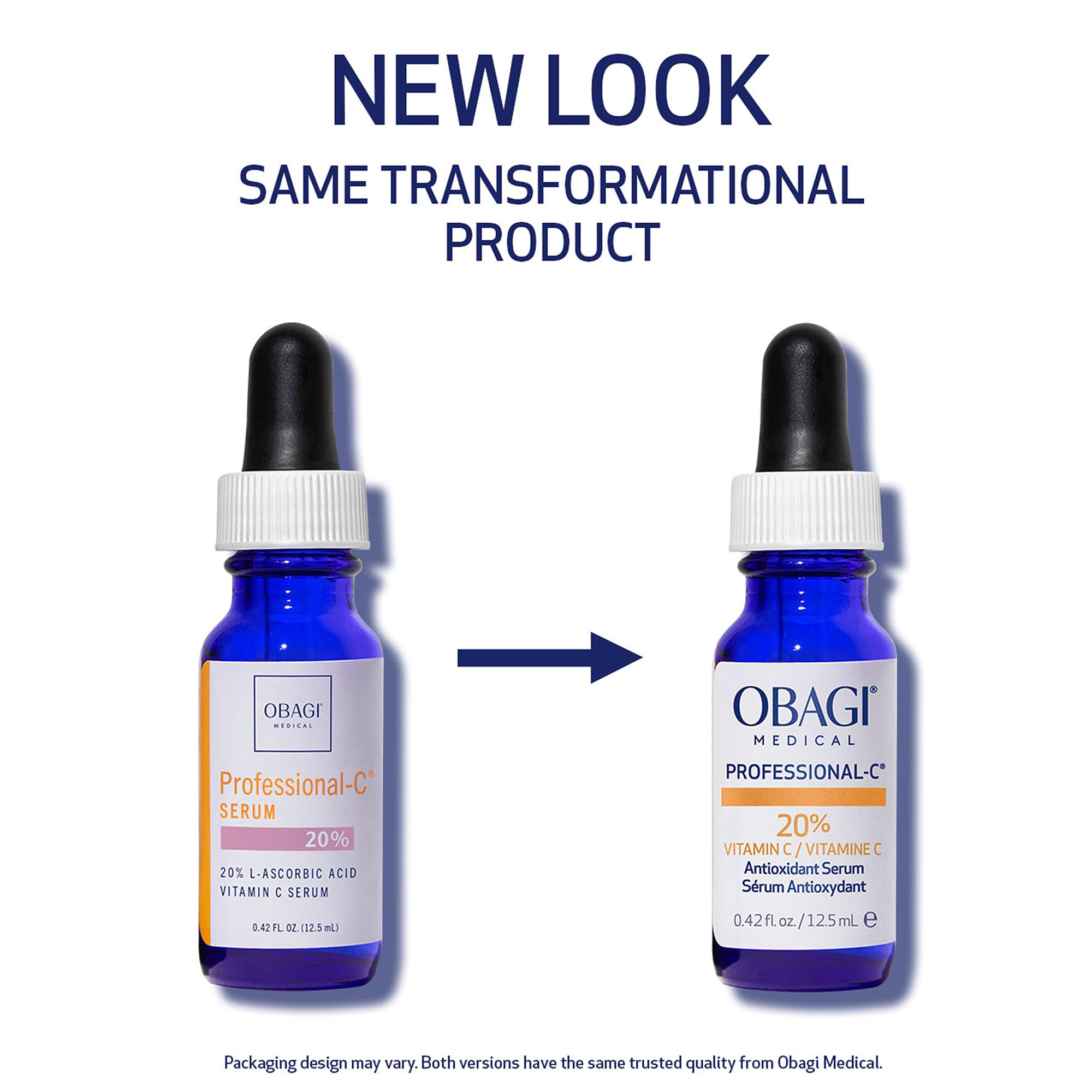 Gota dispensadora de Obagi Professional-C 20% Serum para aplicación precisa.