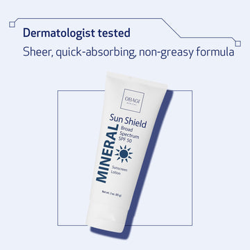Obagi Sun Shield, probado dermatológicamente, respaldo profesional para el cuidado diario.
