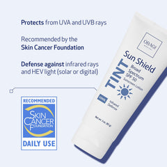 Obagi Sun Shield Tintado textura ligera sobre la piel para uso diario.