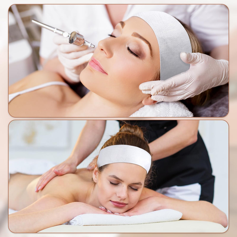 Banda obeoby mantiene el cabello alejado del rostro durante la limpieza facial