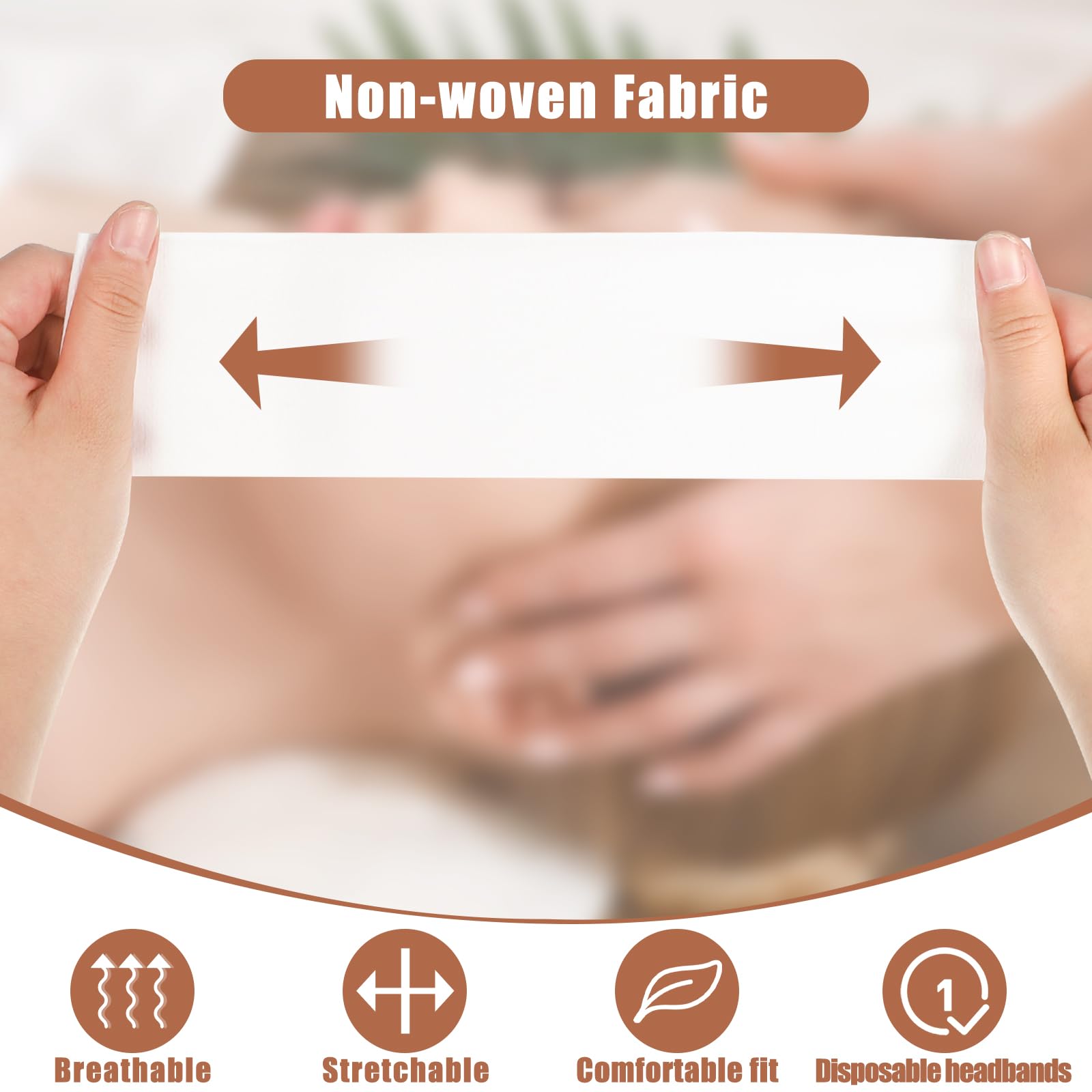 Banda spa obeoby, ligera y transpirable para maquillaje