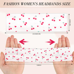 obeoby banda con estampado cereza, combina con distintos estilos.