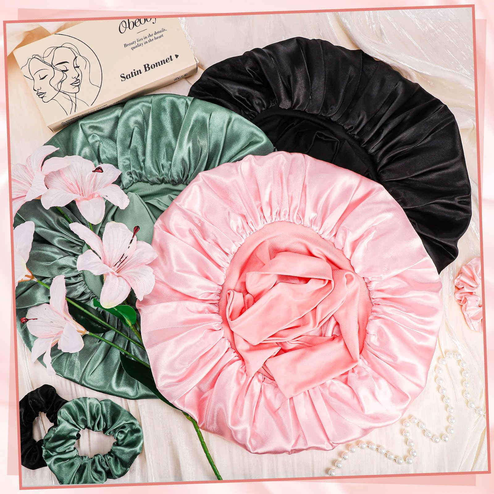 Obeoby bonete seda lavable a máquina: cuidado sencillo que mantiene suavidad tras lavados