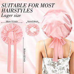 Obeoby bonete seda protección rizos: cuida rizos y ondas sin fricción durante la noche