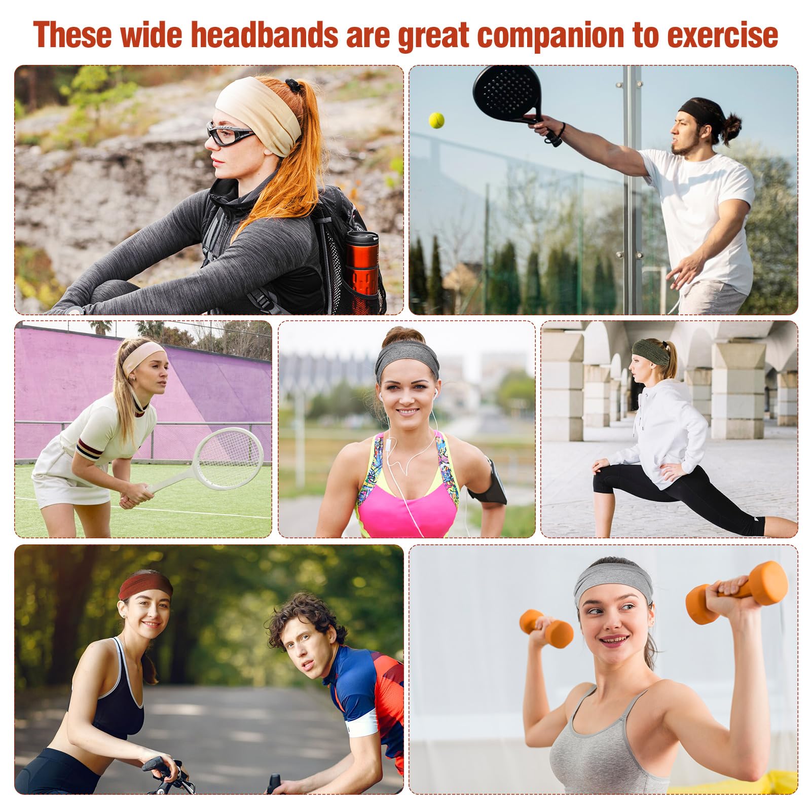 obeoby banda amplia para yoga y entrenamiento con buena absorción