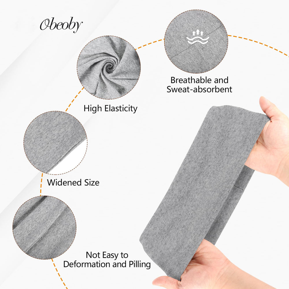 obeoby cinta para la cabeza con ajuste ergonómico para ejercicio mantiene la banda en su lugar