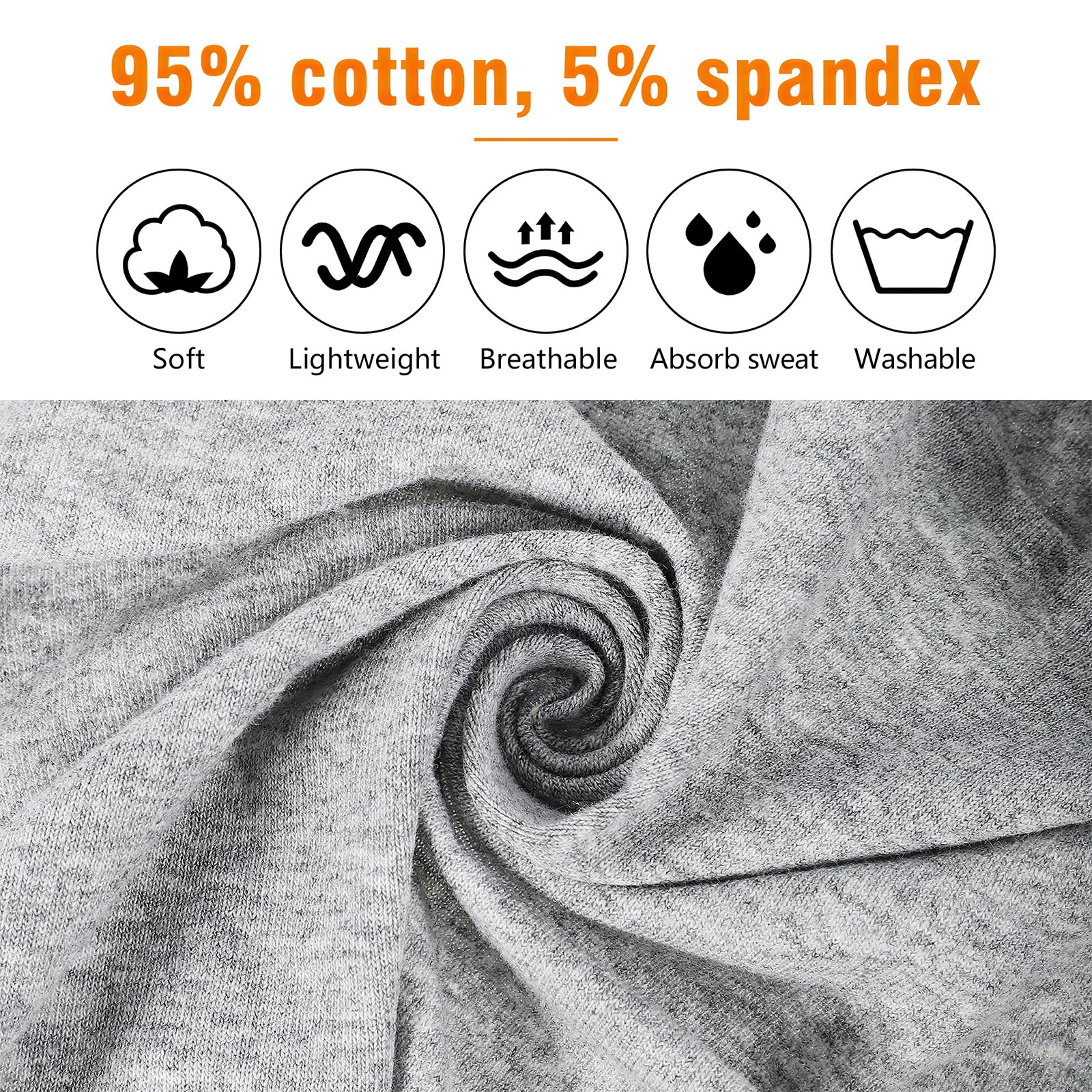 obeoby cinta para la cabeza blanca para absorber sudor durante cardio