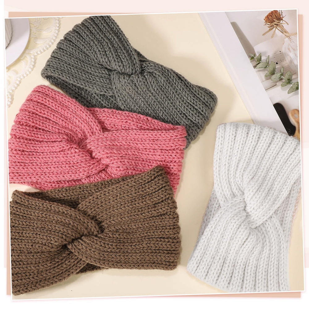 obeoby diadema-ancha-punto-marron-claro: textura acogedora para uso diario y exteriores