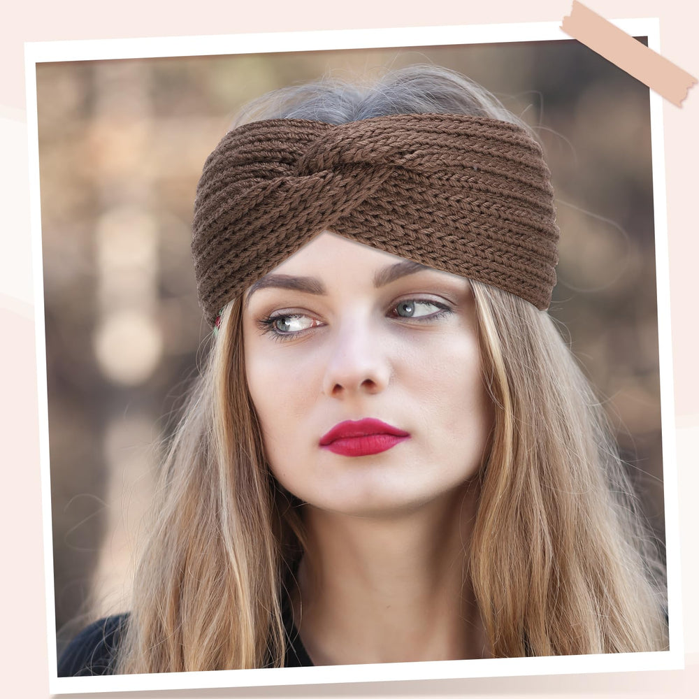 obeoby diadema-ancha-punto-rosa-palo: color suave para acentos de temporada y confort diario