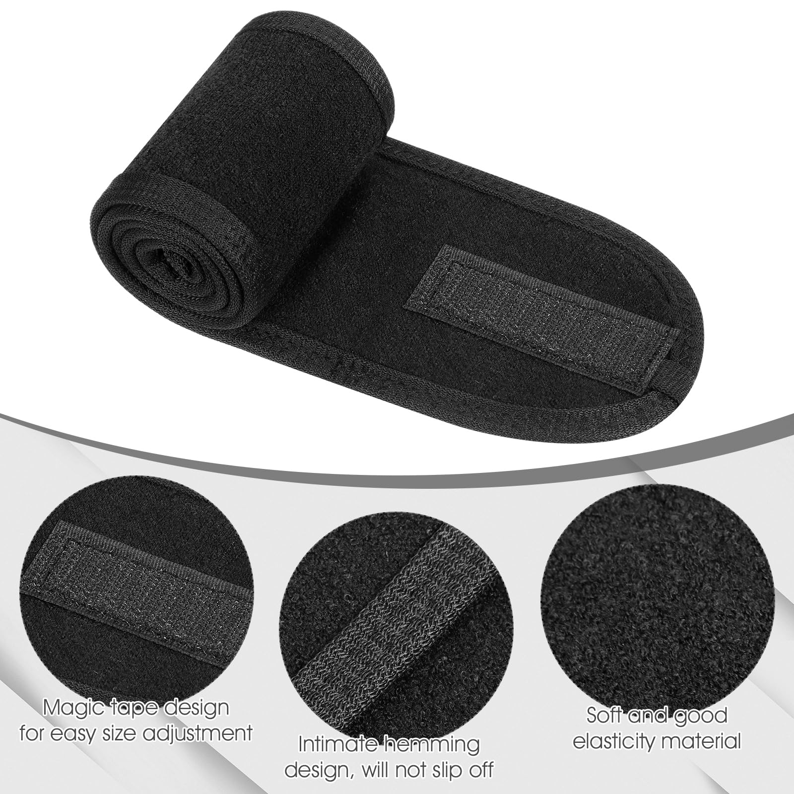 Diadema obeoby para lavado facial azul ideal para secar rostro