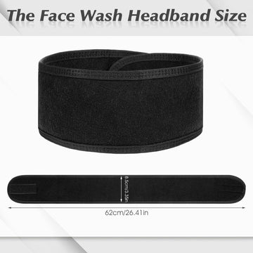 Diadema obeoby para lavado facial verde mantiene el cabello apartado
