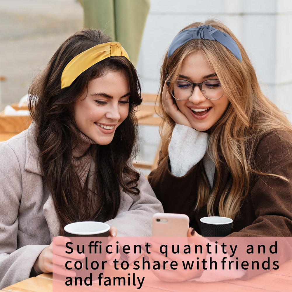 obeoby diademas anudadas caqui estilo neutro para cualquier conjunto.