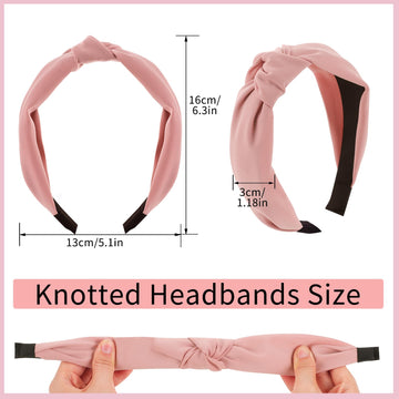 obeoby diademas anudadas granate para looks nocturnos elegantes.