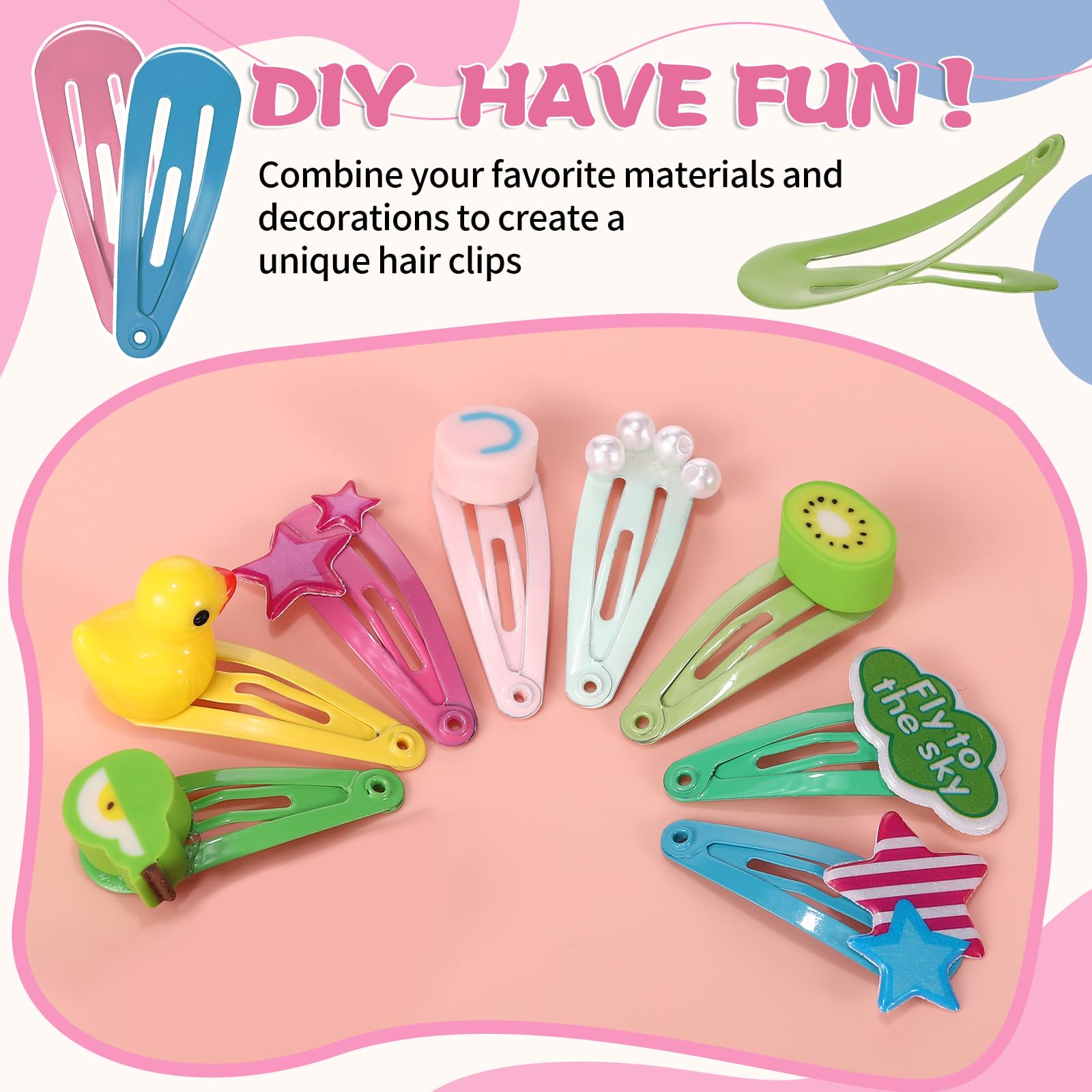 Pinzas obeoby en 40 colores vibrantes para combinar