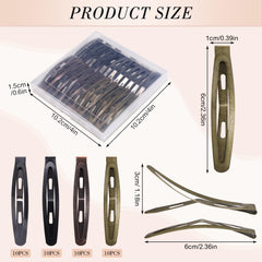 Pinza metálica blanca de Obeoby para fijar peinados con acabado limpio.