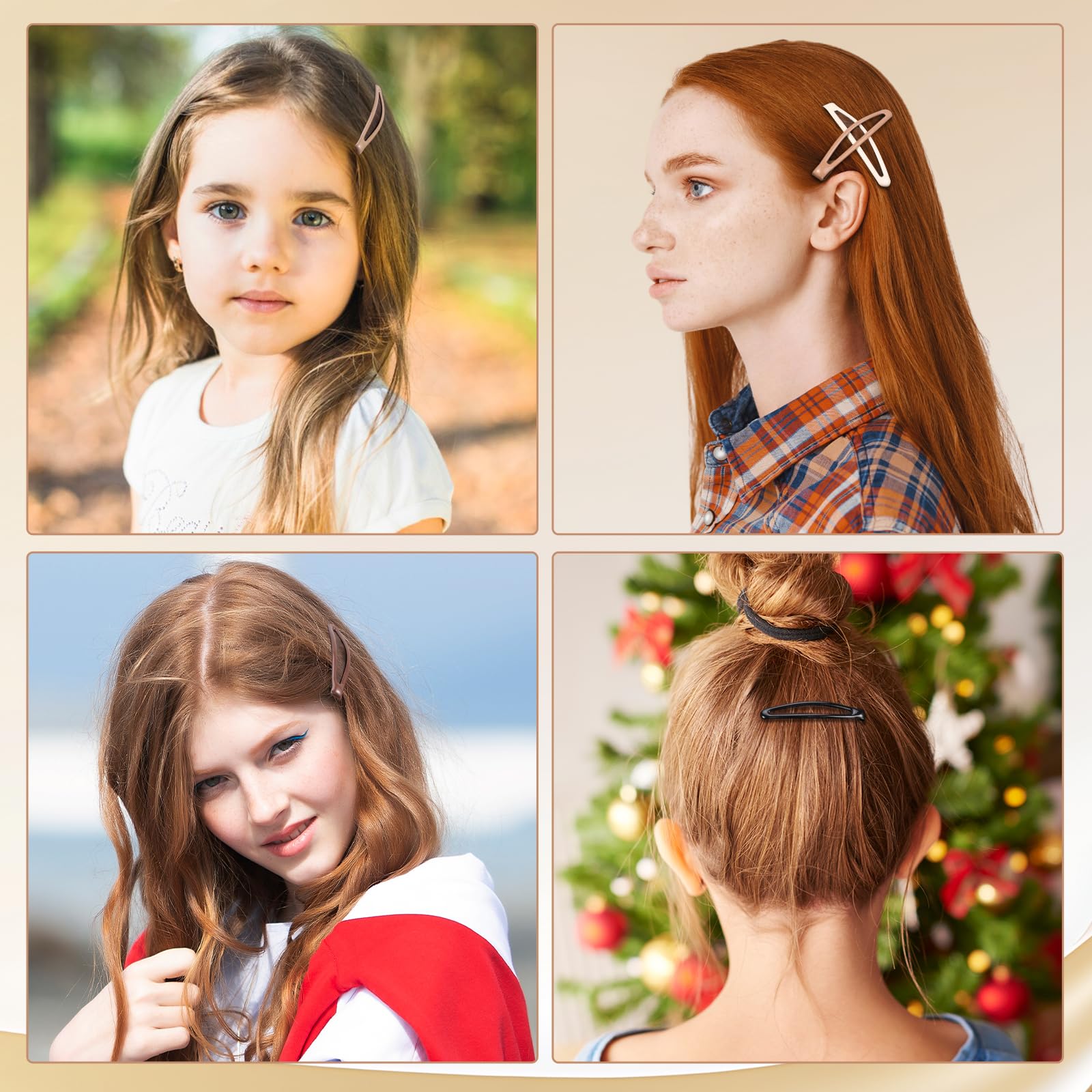 Pinzas de pelo obeoby regalo navidad, regalo práctico para mujeres y niñas