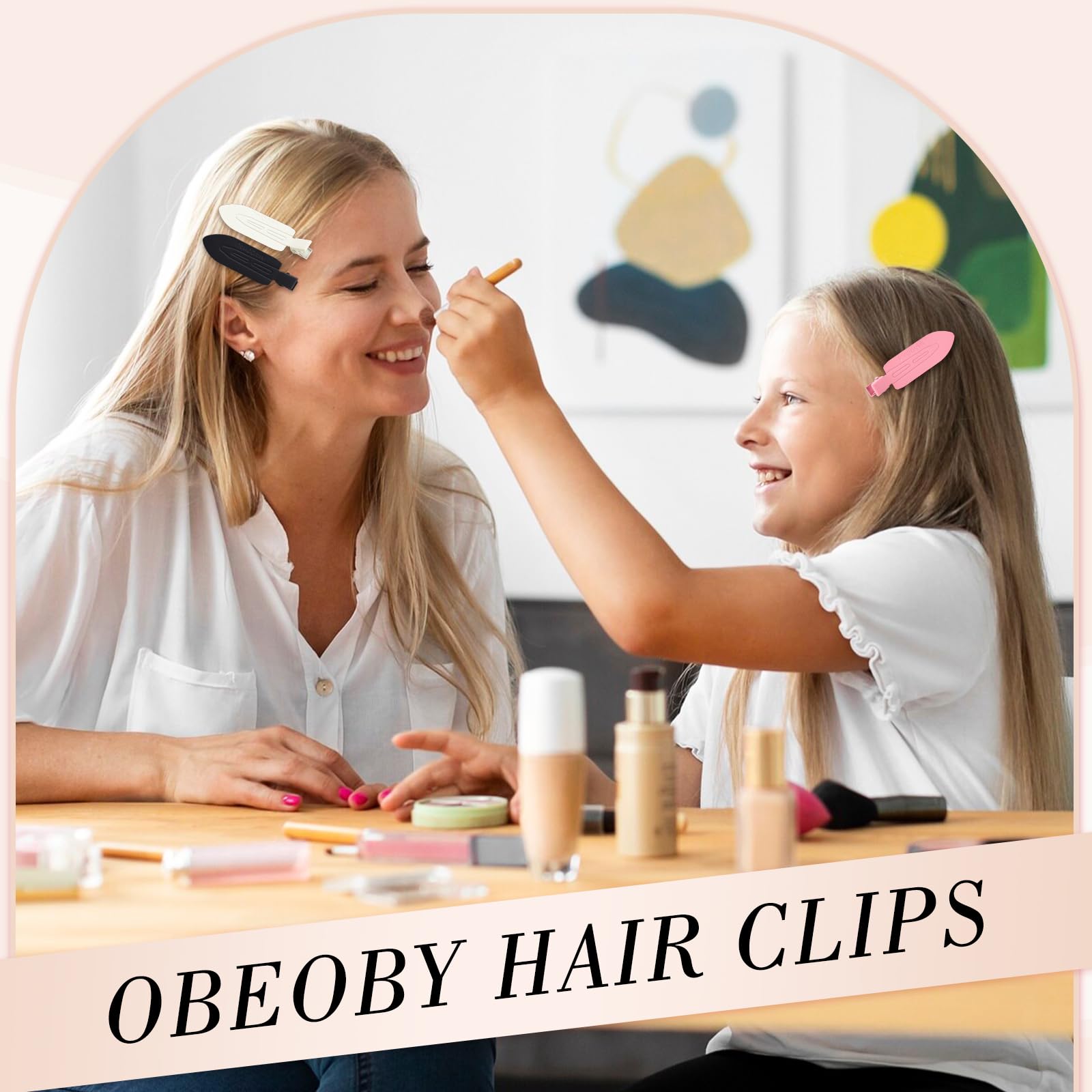 Uso diario con pinzas obeoby para peinado y salón profesional