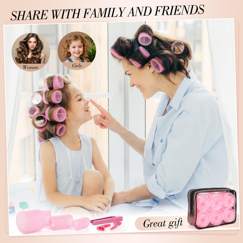 Rodillos de diferentes tamaños para volumen y ondas naturales