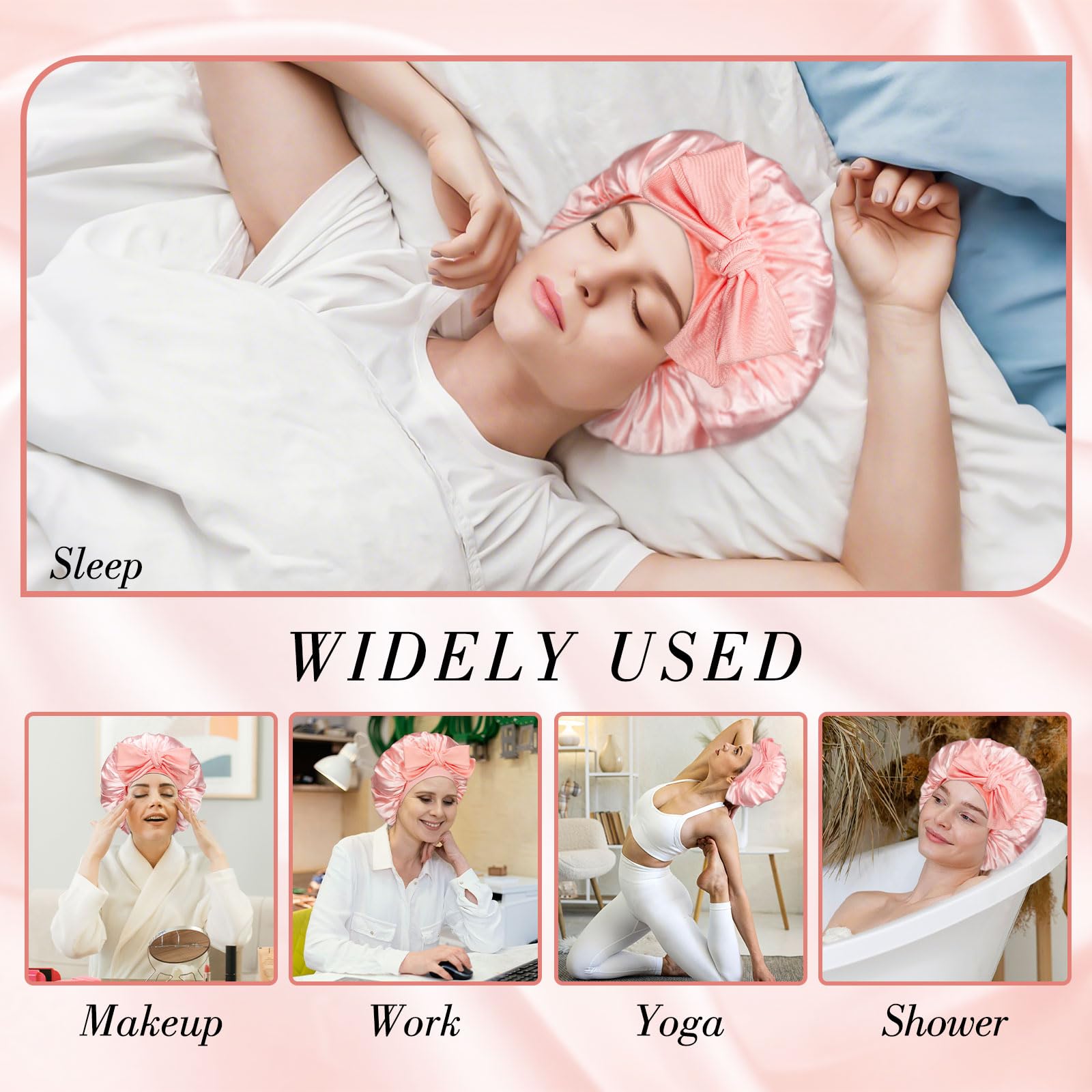 Obeoby coleteros de seda gratis: lazos suaves para peinados diurnos o cuidado nocturno