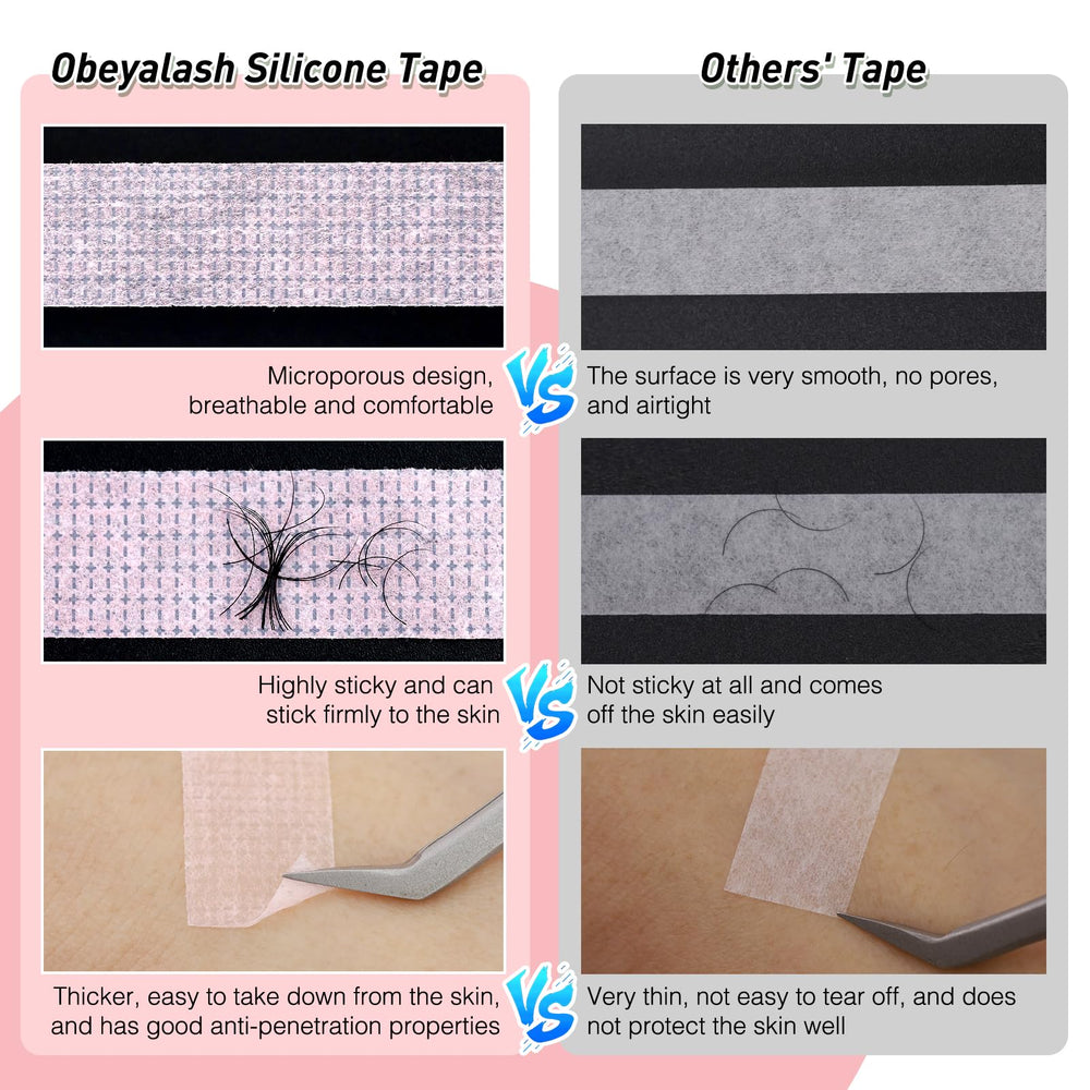 Obeyalash cinta sin látex para piel sensible y uso prolongado.