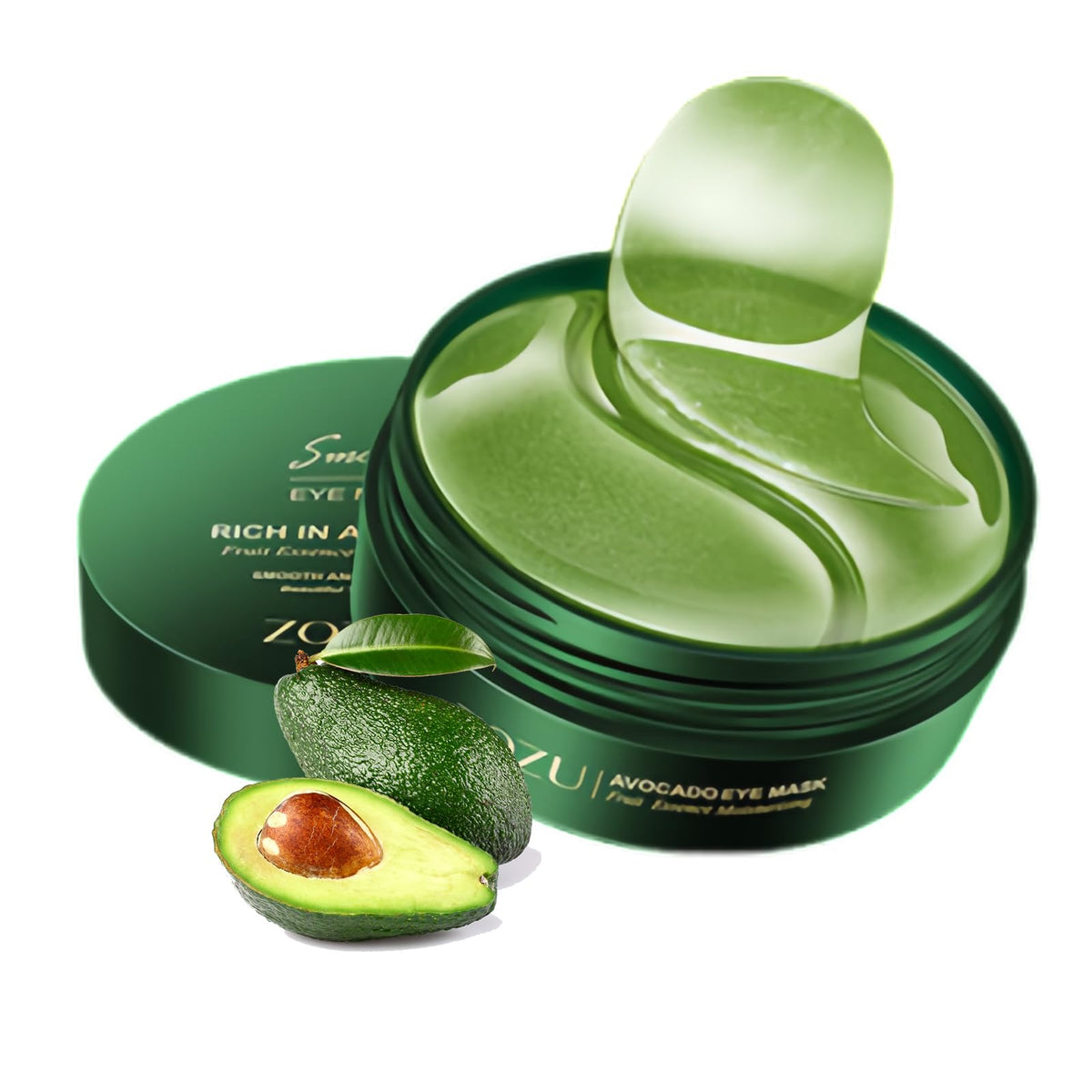 OBRADOYA Zozu parche ojos aguacate para hidratación y frescura.