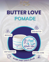 Butter Love de Ocean View Deep Waves Pomade, textura cremosa natural que facilita entrenar las ondas.