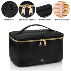 OCHEAL bolsa de maquillaje tamaño ideal para viajar y llevar en equipaje.