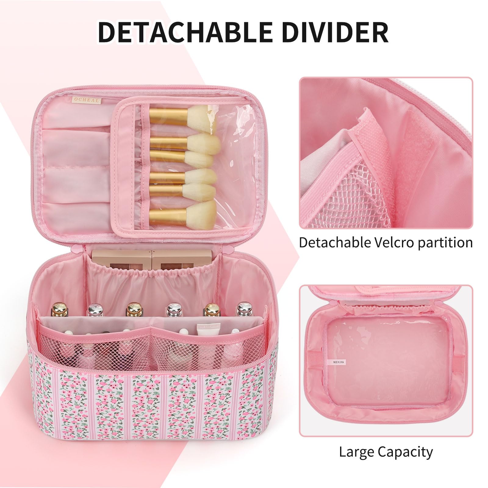 OCHEAL material cuero vegano impermeable garantiza durabilidad y fácil limpieza.