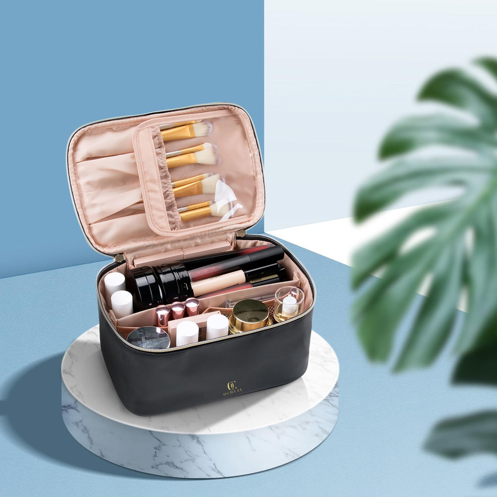 OCHEAL organizador de maquillaje grande para casa y viaje.