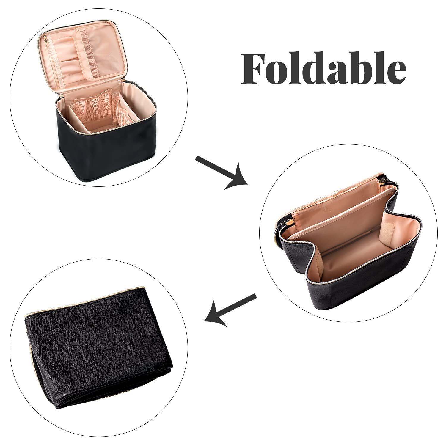 OCHEAL trousse-maquillage cadeau parfait – ideale pour femmes voyageuses